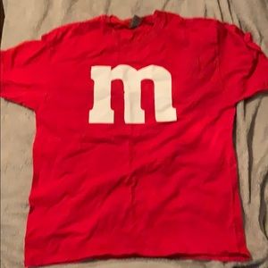 Red mm Halloween shirt